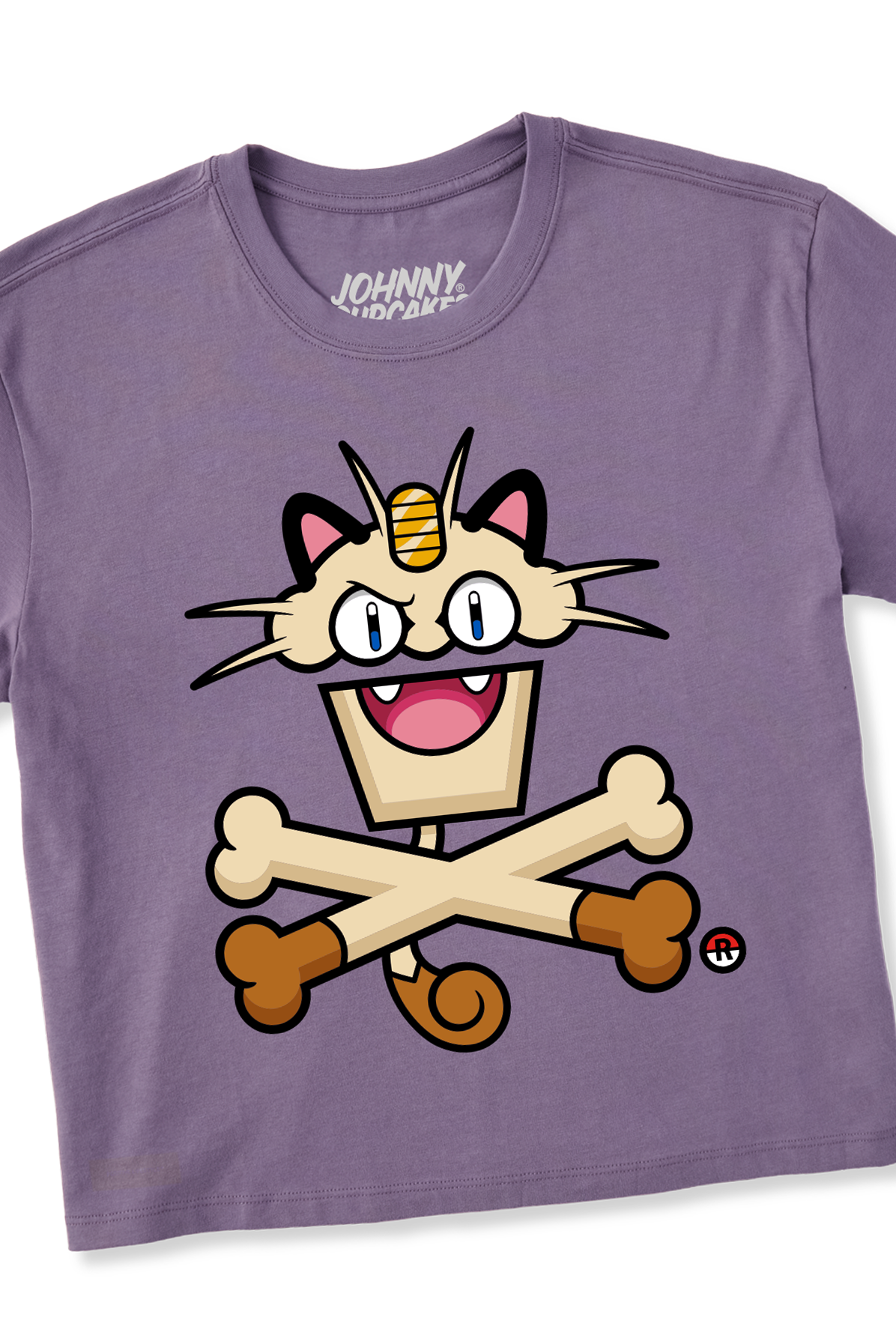 Women's Boxy Meow Crossbones Short Sleeve Premium Tee