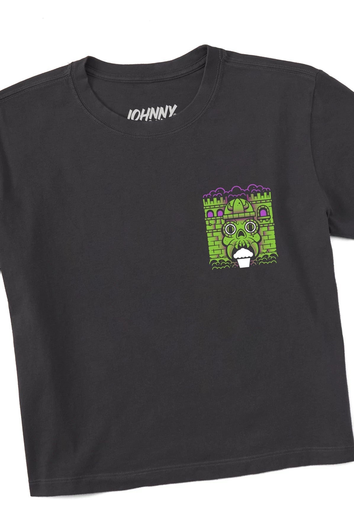 Women's Boxy Castle Bake-Skull Short Sleeve Premium Tee