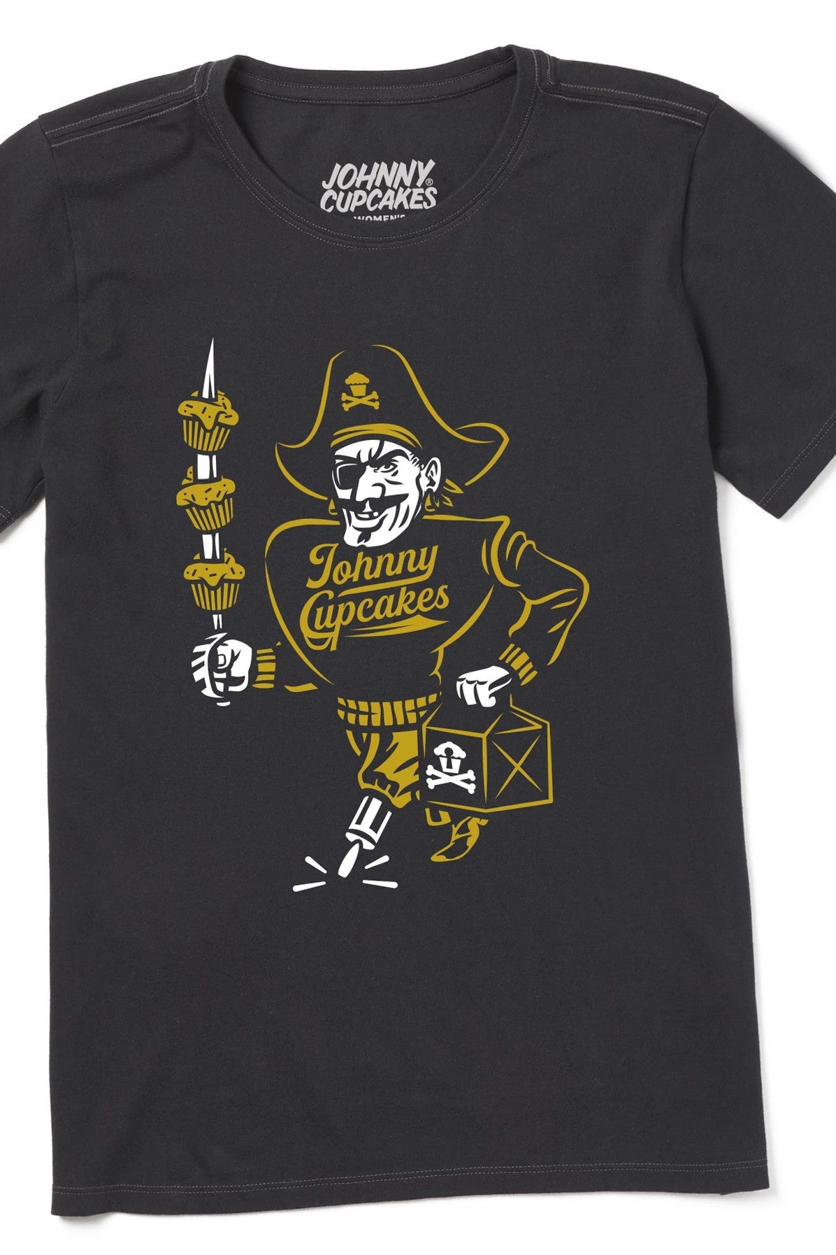 Women's Gold Pirate Short Sleeve Premium Tee