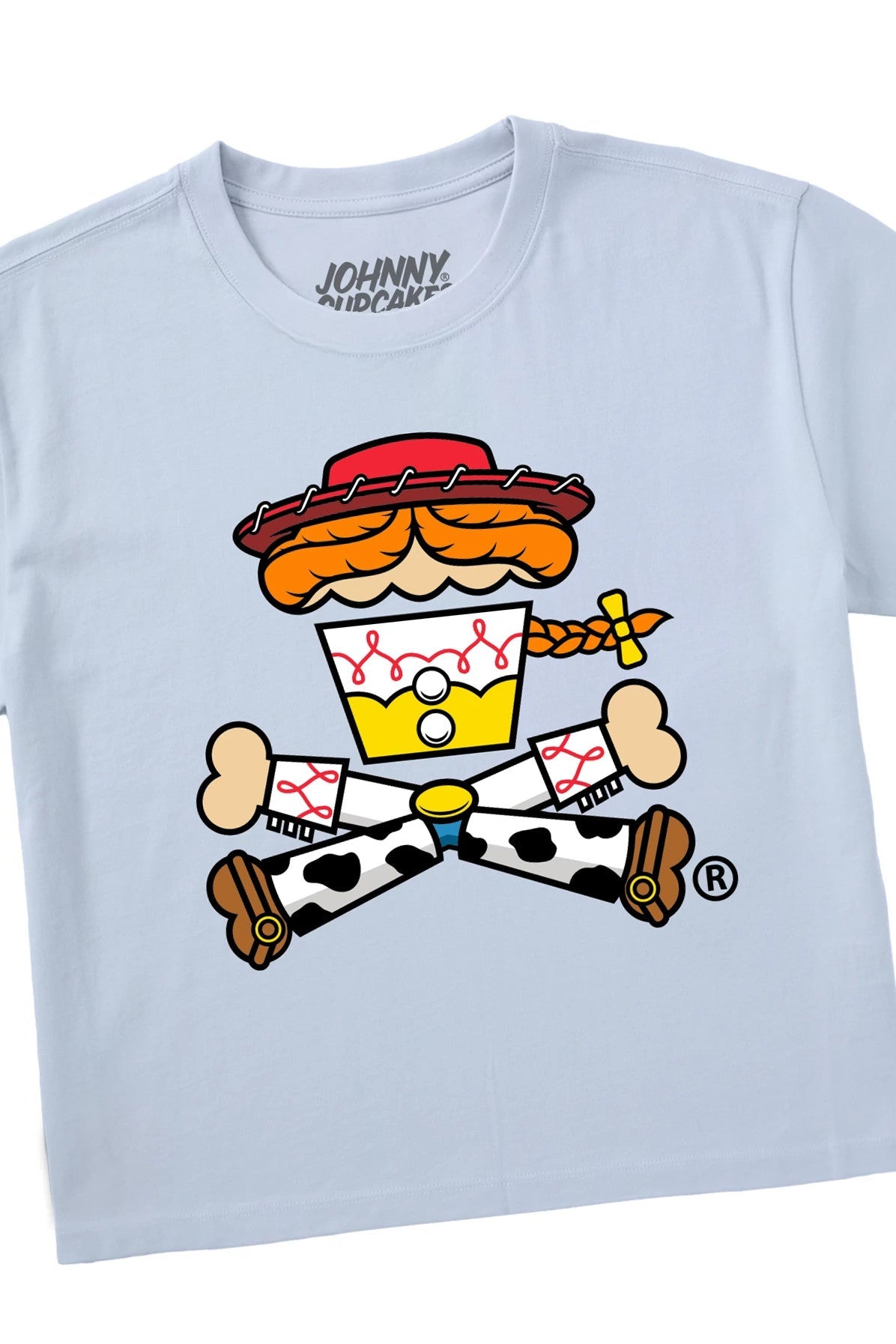 Women's Boxy Cowgirl Crossbones Short Sleeve Premium Tee