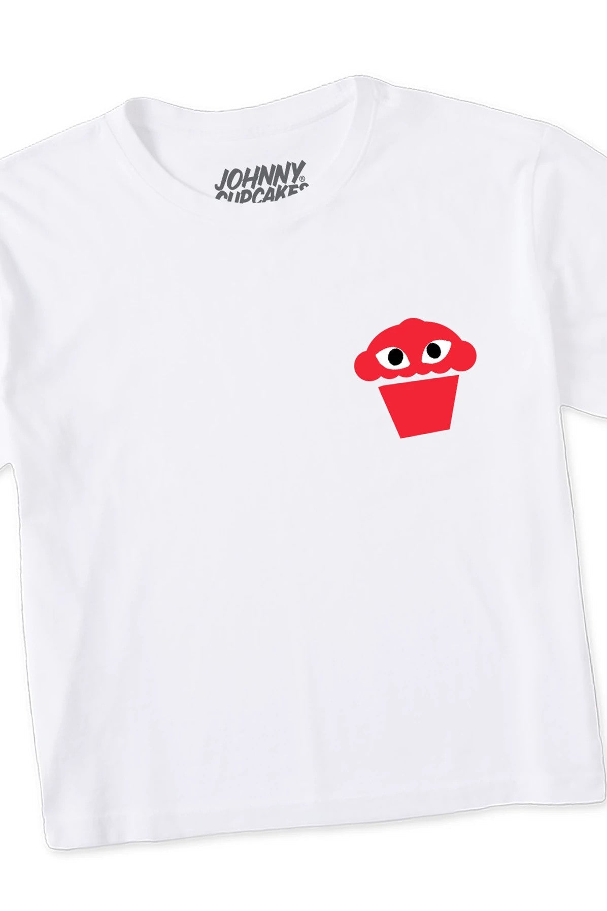 Women's Boxy Cupcakes Des Johnny Short Sleeve Premium Tee