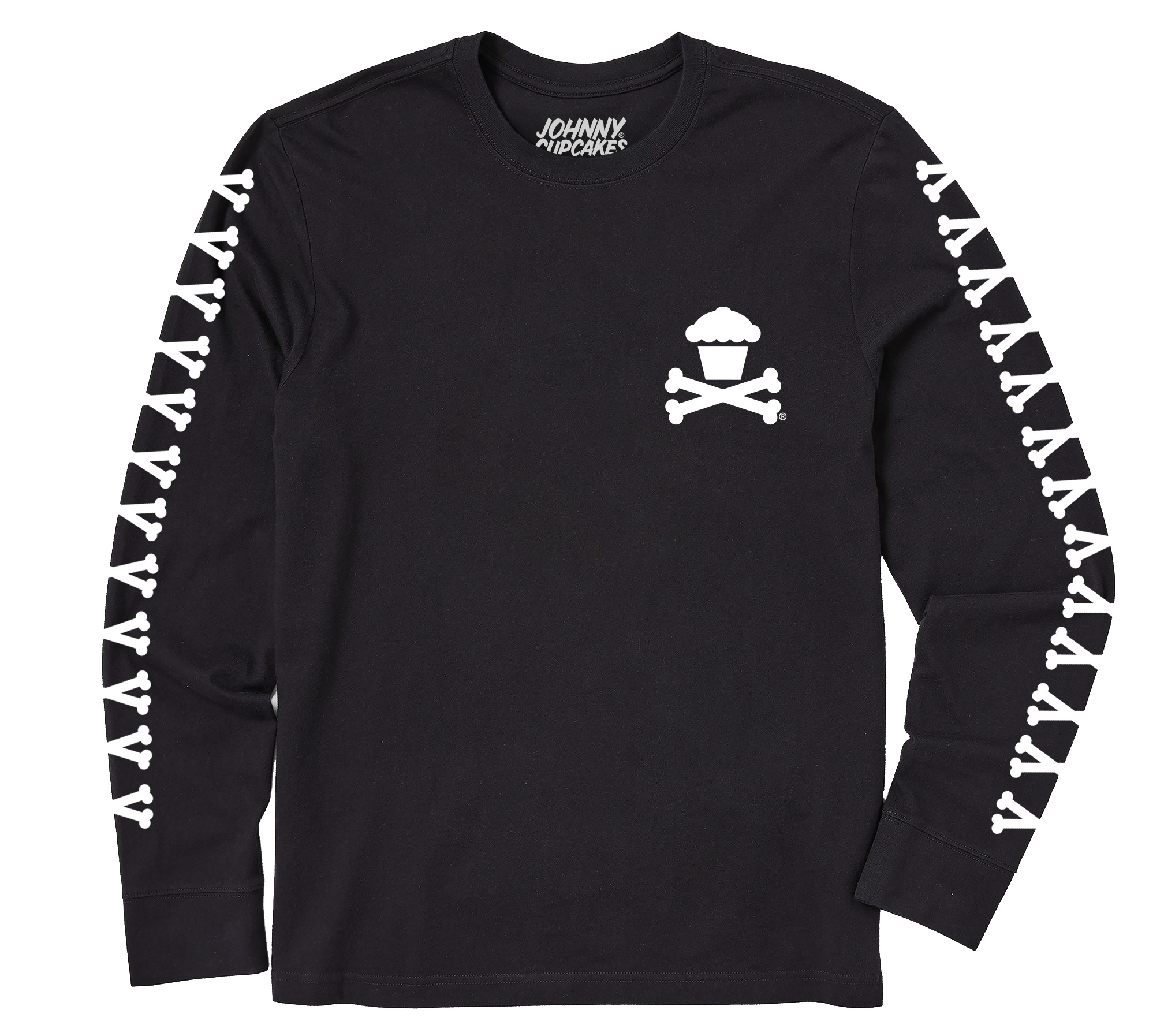 Men's Basic Bones Premium Long Sleeve (Black)