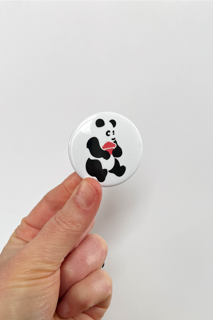 2" Large Pin - Panda
