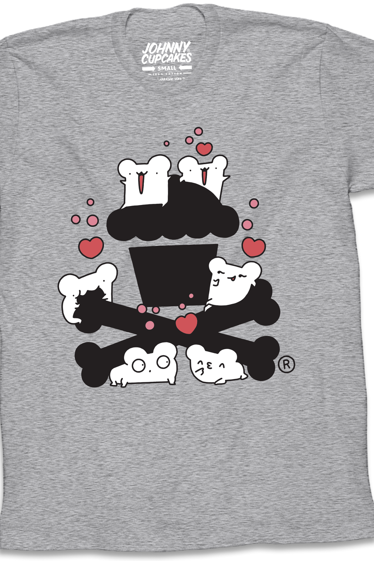 JC Vault - Adult XL - Breadmice Crossbones Heather Grey Variant (Artist Series w/ KennysGifs)