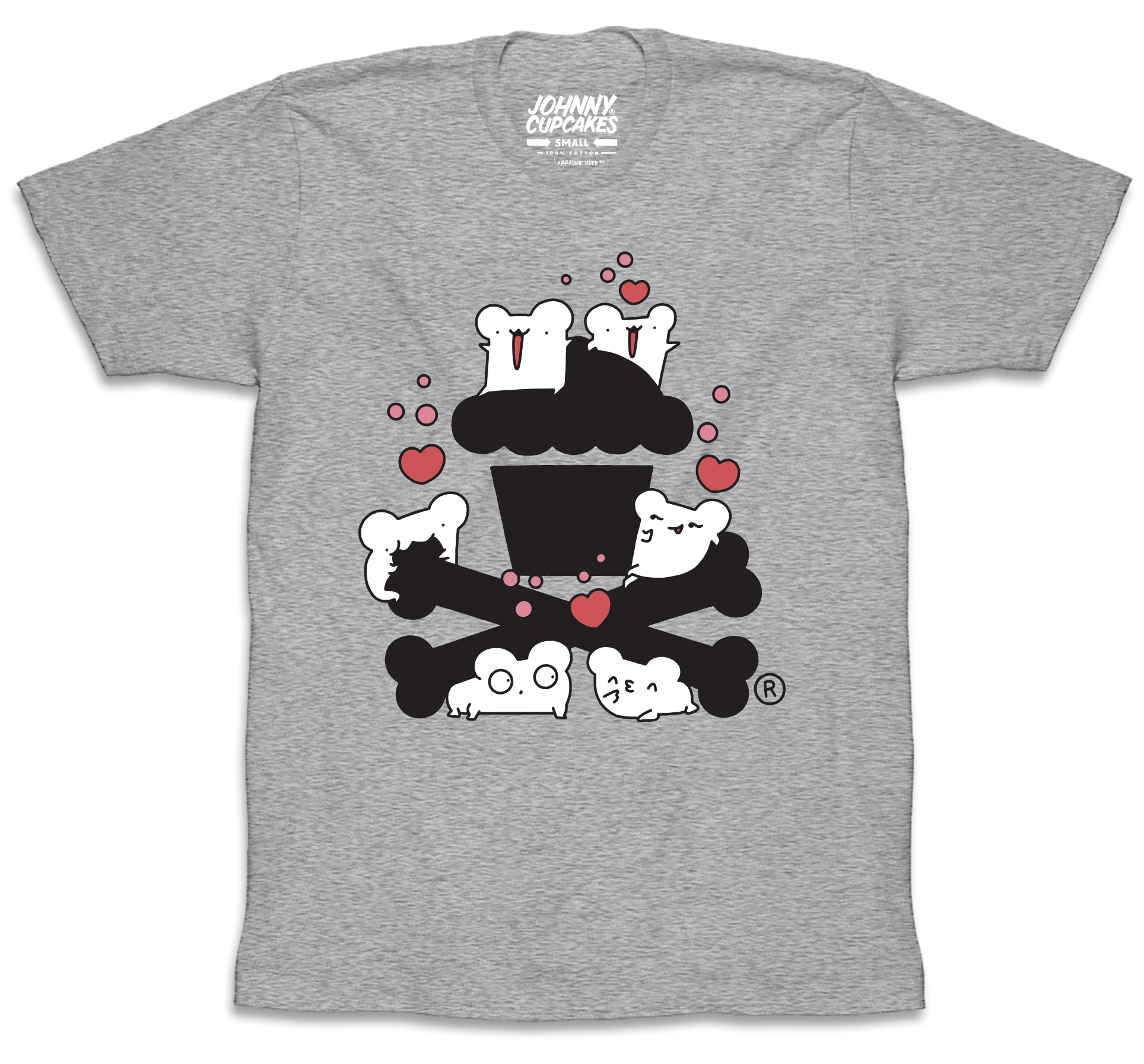JC Vault - Adult XL - Breadmice Crossbones Heather Grey Variant (Artist Series w/ KennysGifs)