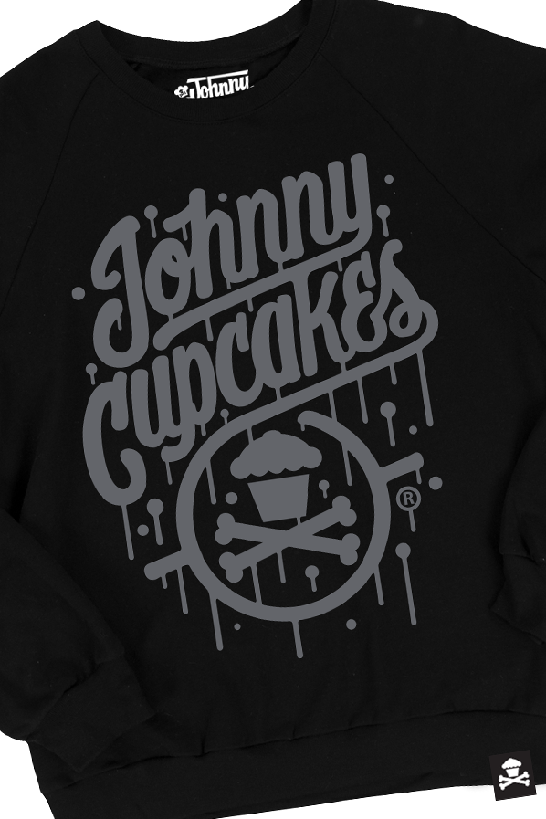 JC Vault - Adult Medium - Drippy Script Crewneck