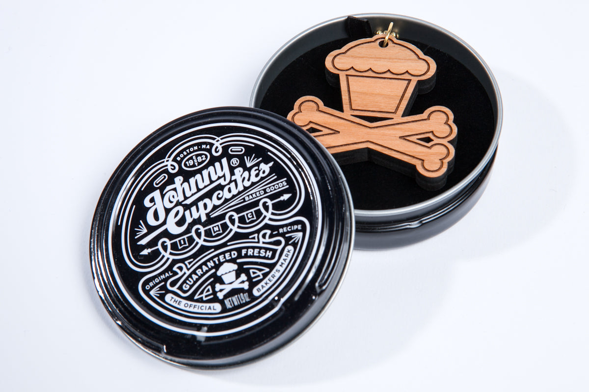 JC Vault - Large Wooden Crossbones Pendant Necklace