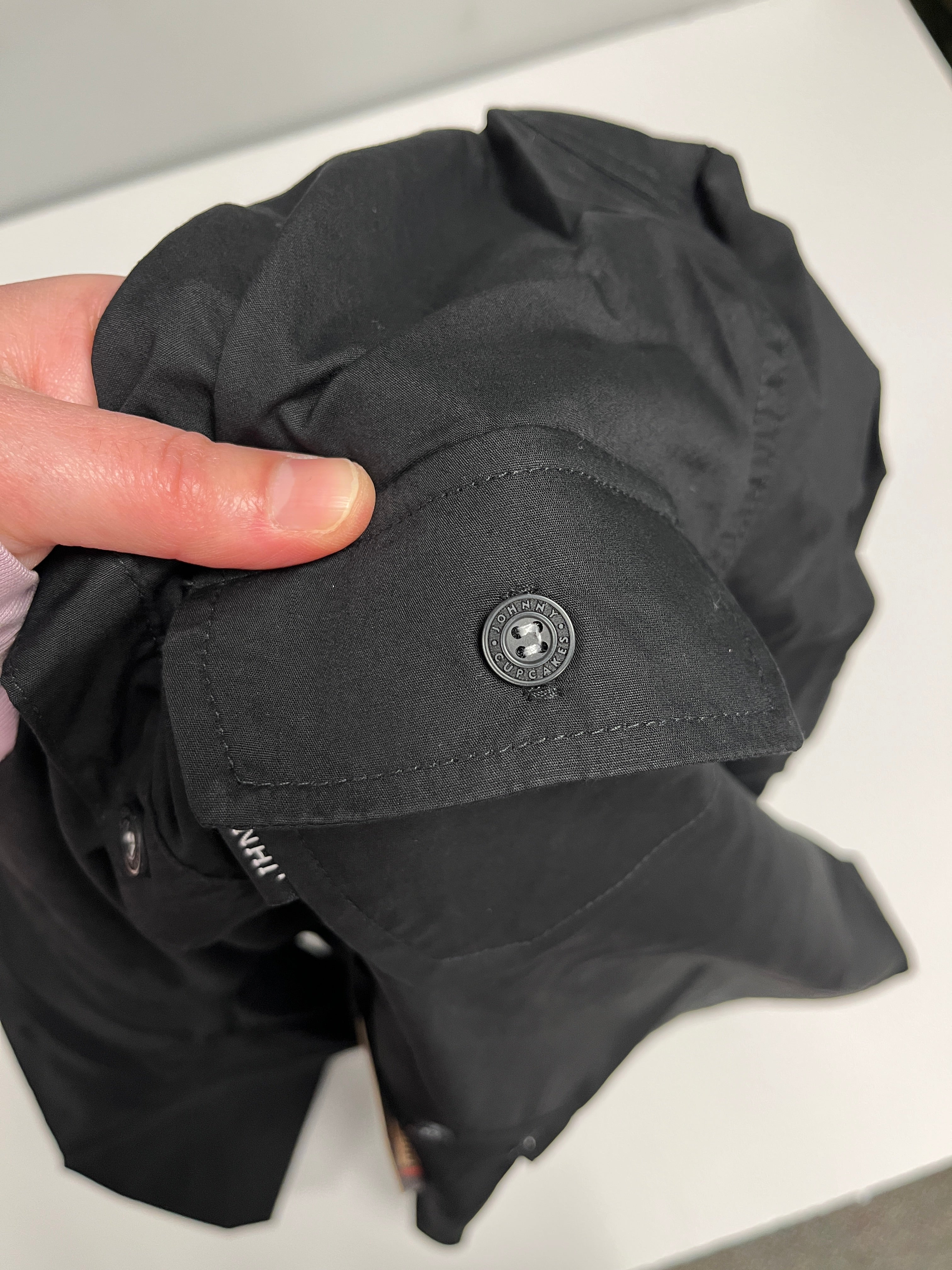 $10 Sale Tee - Short Sleeve Button Down w/ Custom Buttons (Black)