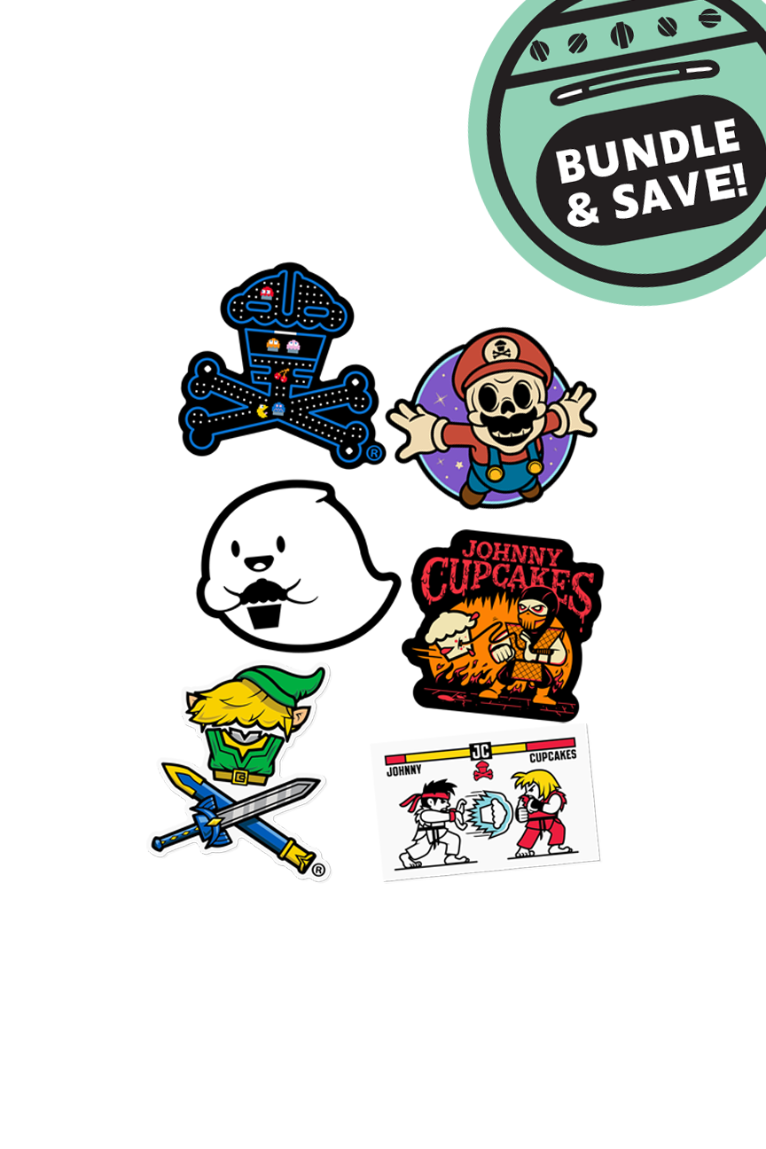 6 MINI STICKER BUNDLE - Gamer Goodies