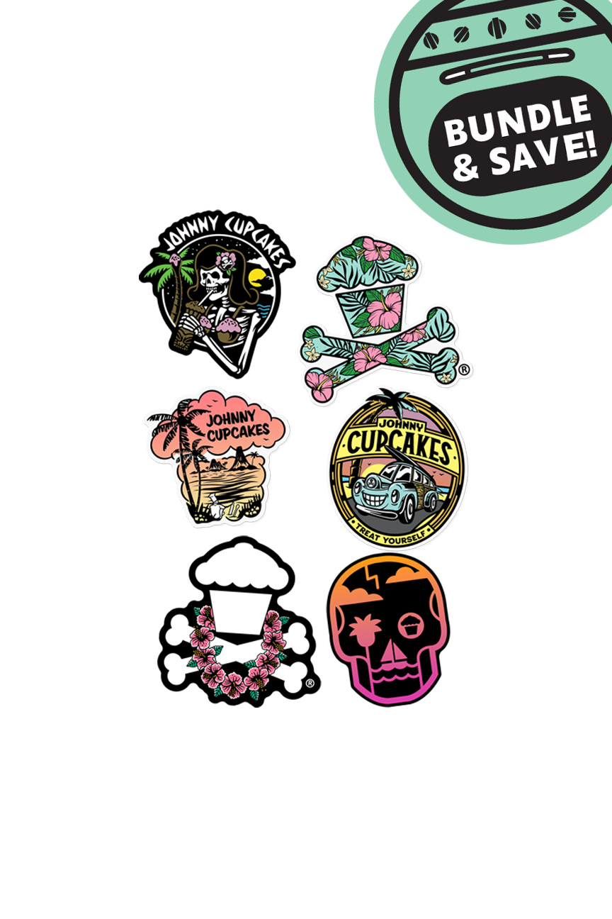 6 MINI STICKER BUNDLE - Tropical Treats