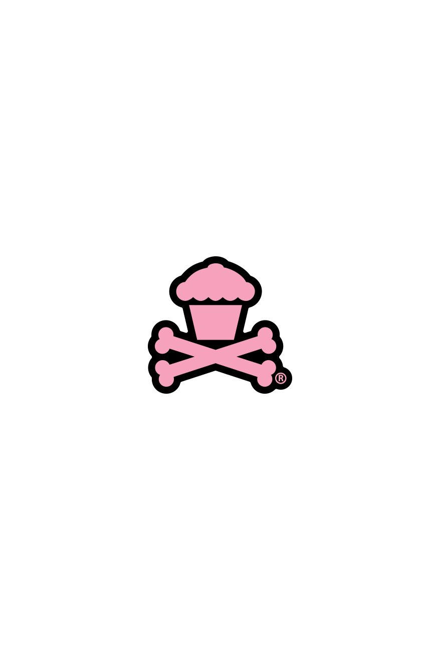 MINI STICKER - Crossbones Colorway (Pink)