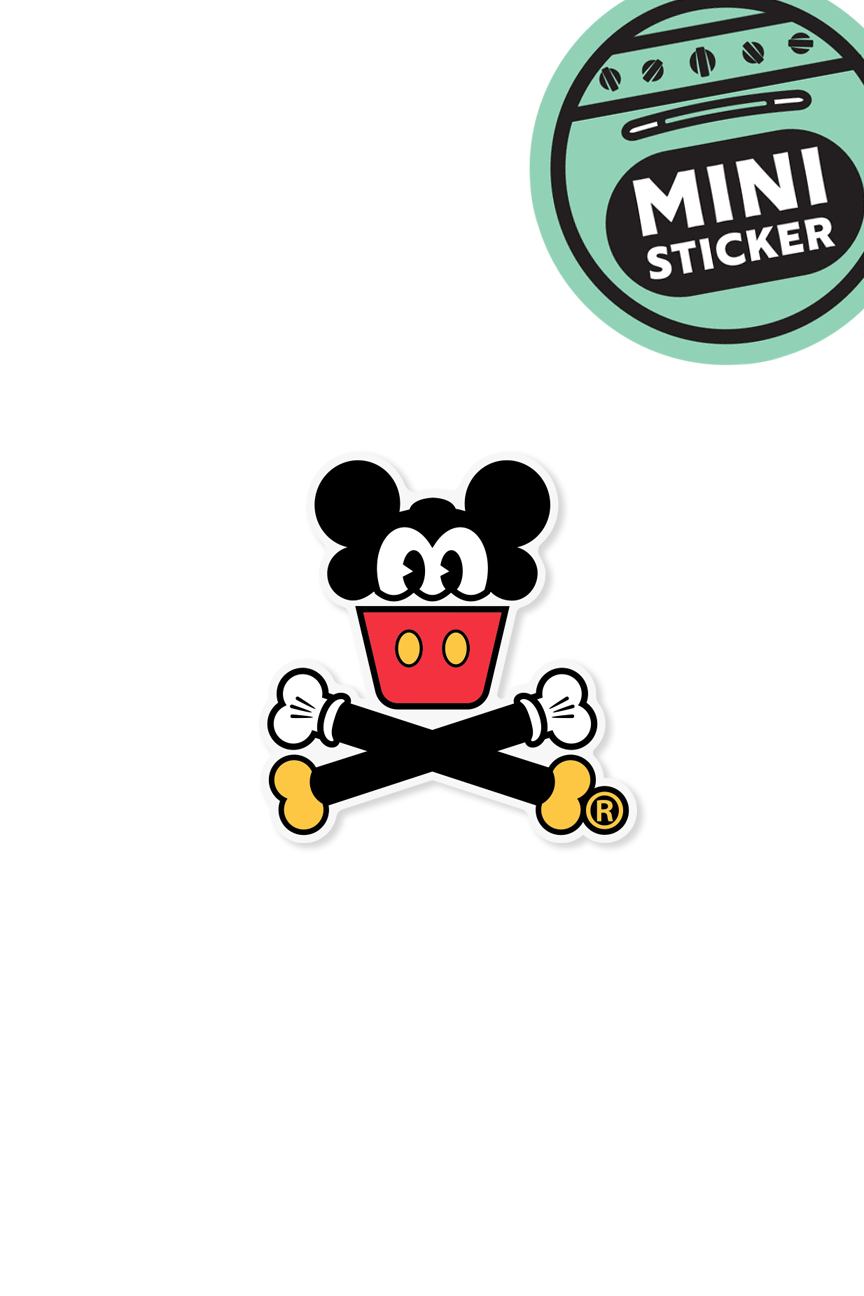 MINI STICKER - Magical Mouse Crossbones
