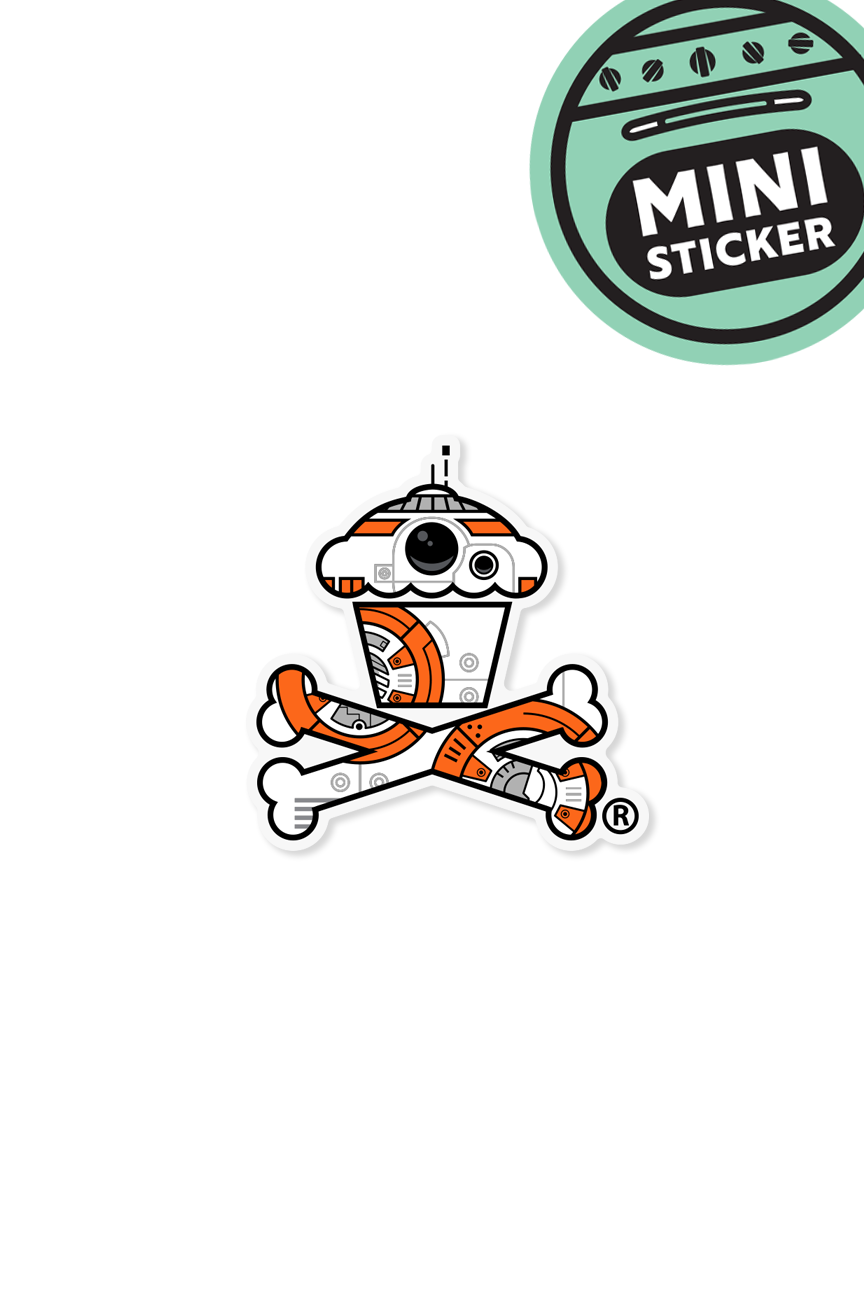 MINI STICKER - JC82 Crossbones