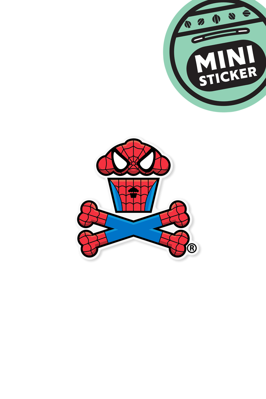 MINI STICKER - Arachnid Crossbones