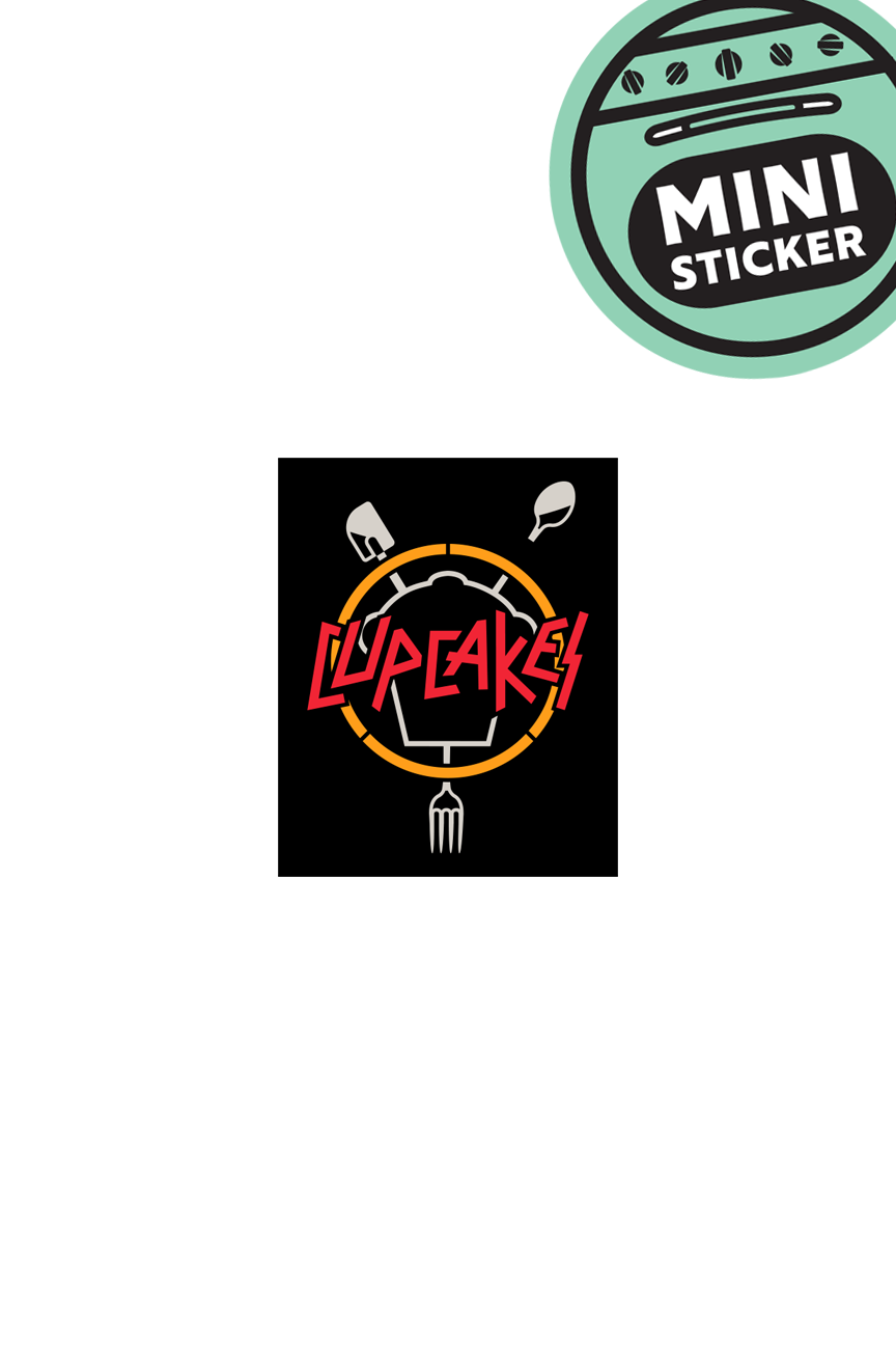 MINI STICKER - Raining Food