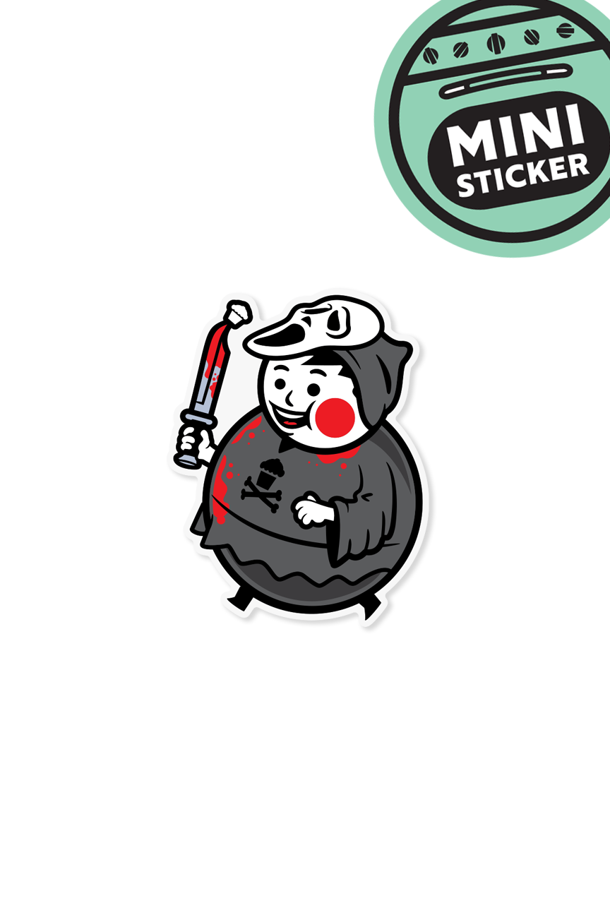 MINI STICKER - Big Kid Ghost