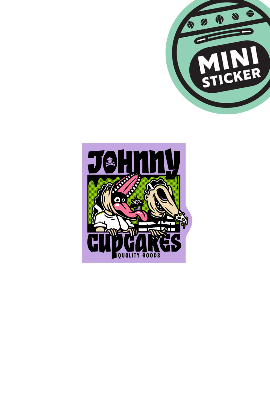MINI STICKER - Stretched Faces