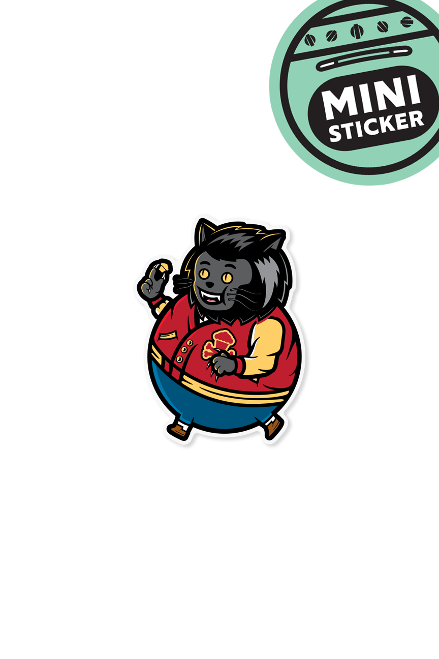 MINI STICKER - Big Kid Lycanthriller