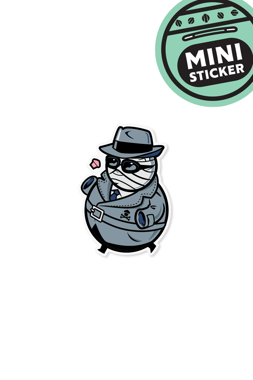 MINI STICKER - Invisible Man
