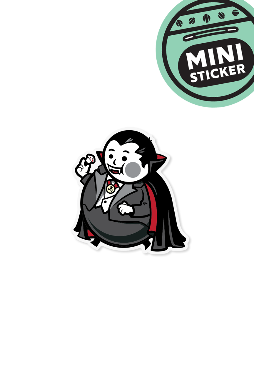 MINI STICKER - Big Kid Vampire