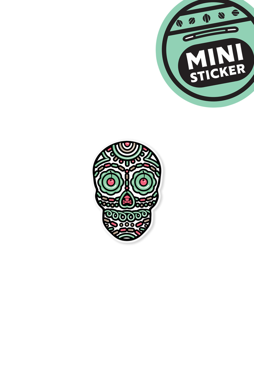 MINI STICKER - Day of the Dead-ssert