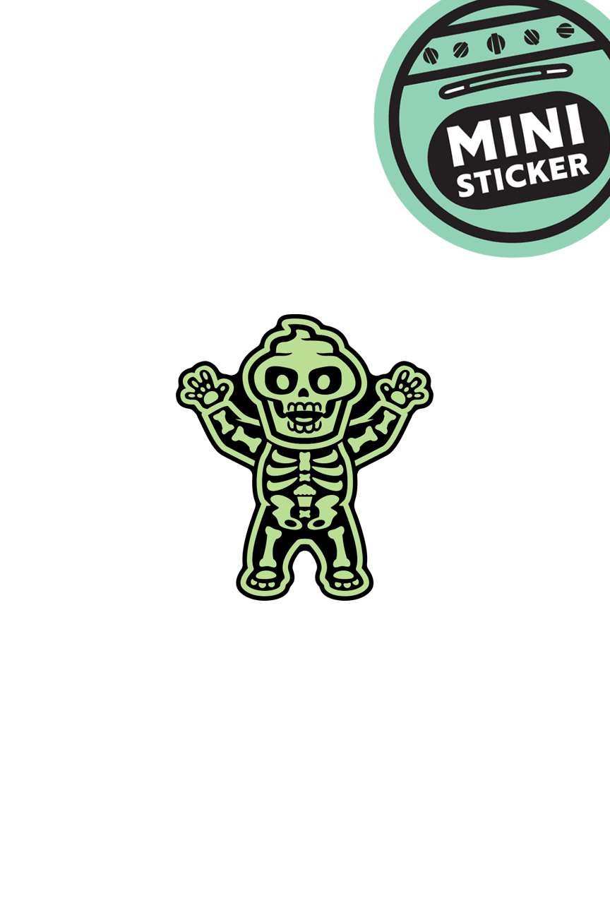MINI STICKER - Skeleton Man