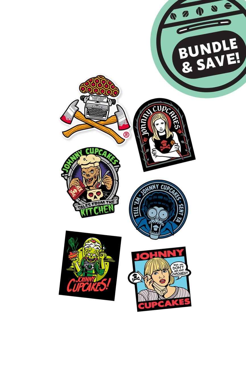 6 MINI STICKER BUNDLE - Haunted Parodies