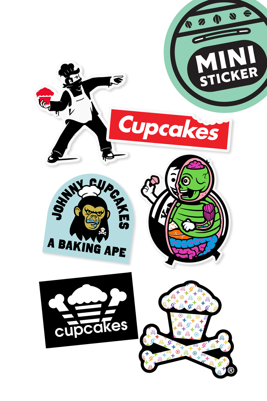 6 MINI STICKER BUNDLE - Str-EAT-wear