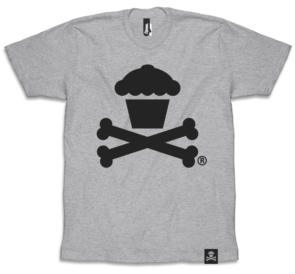JC Vault - Adult Medium - Crossbones (Athletic Heather / Black '10)