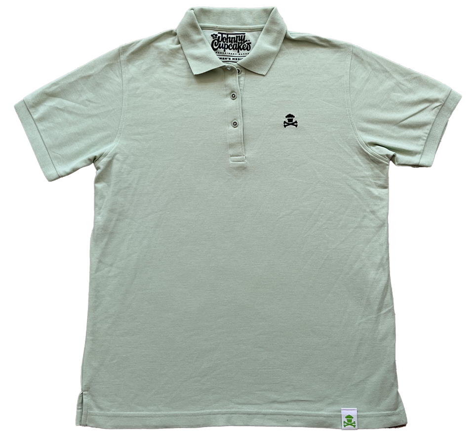 JC Vault - Women's Medium - Sample Mint Green Embroidered Polo