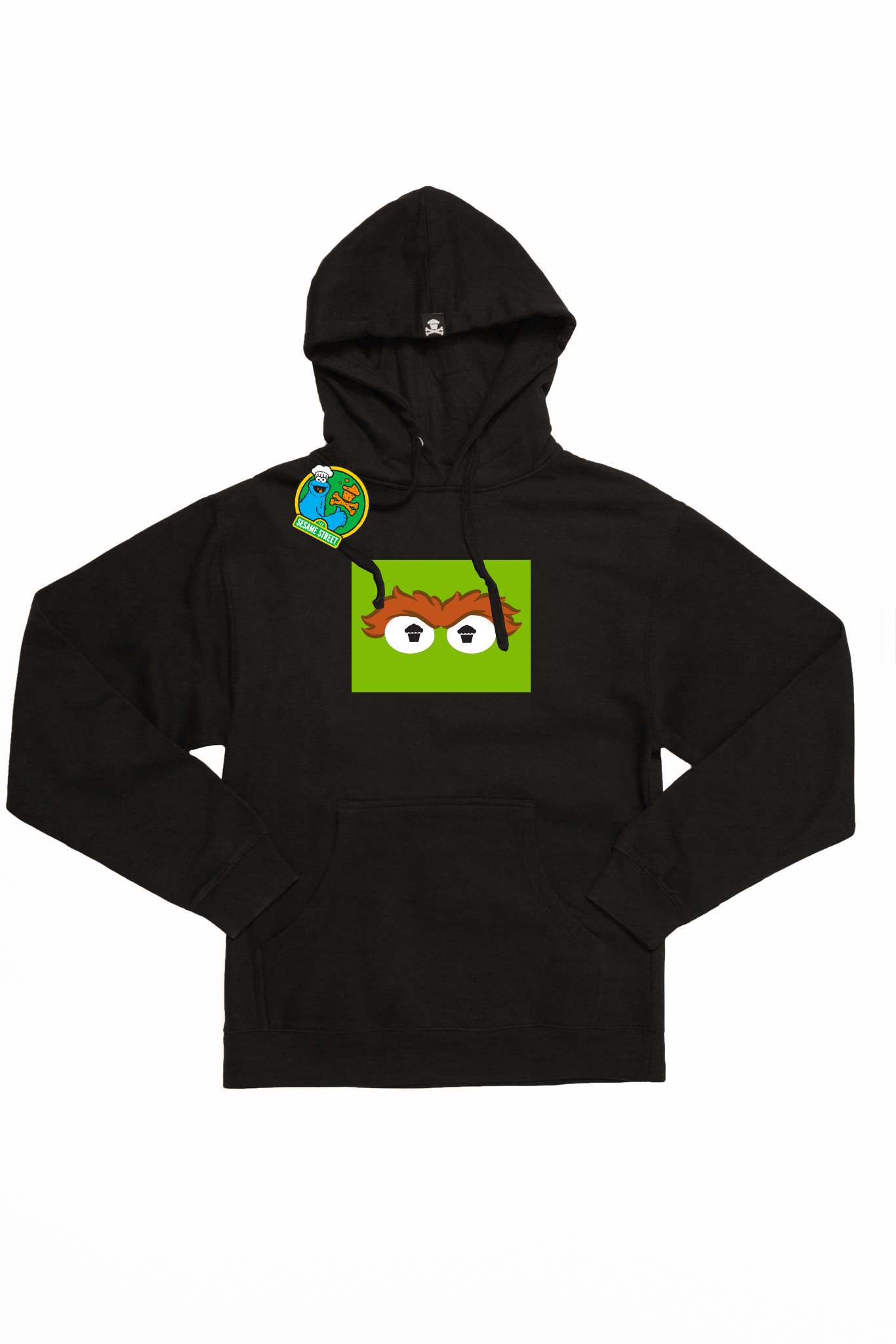 JC Vault - Oscar The Grouch Cupcake Eyes Pullover (Official Sesame Street Collab)