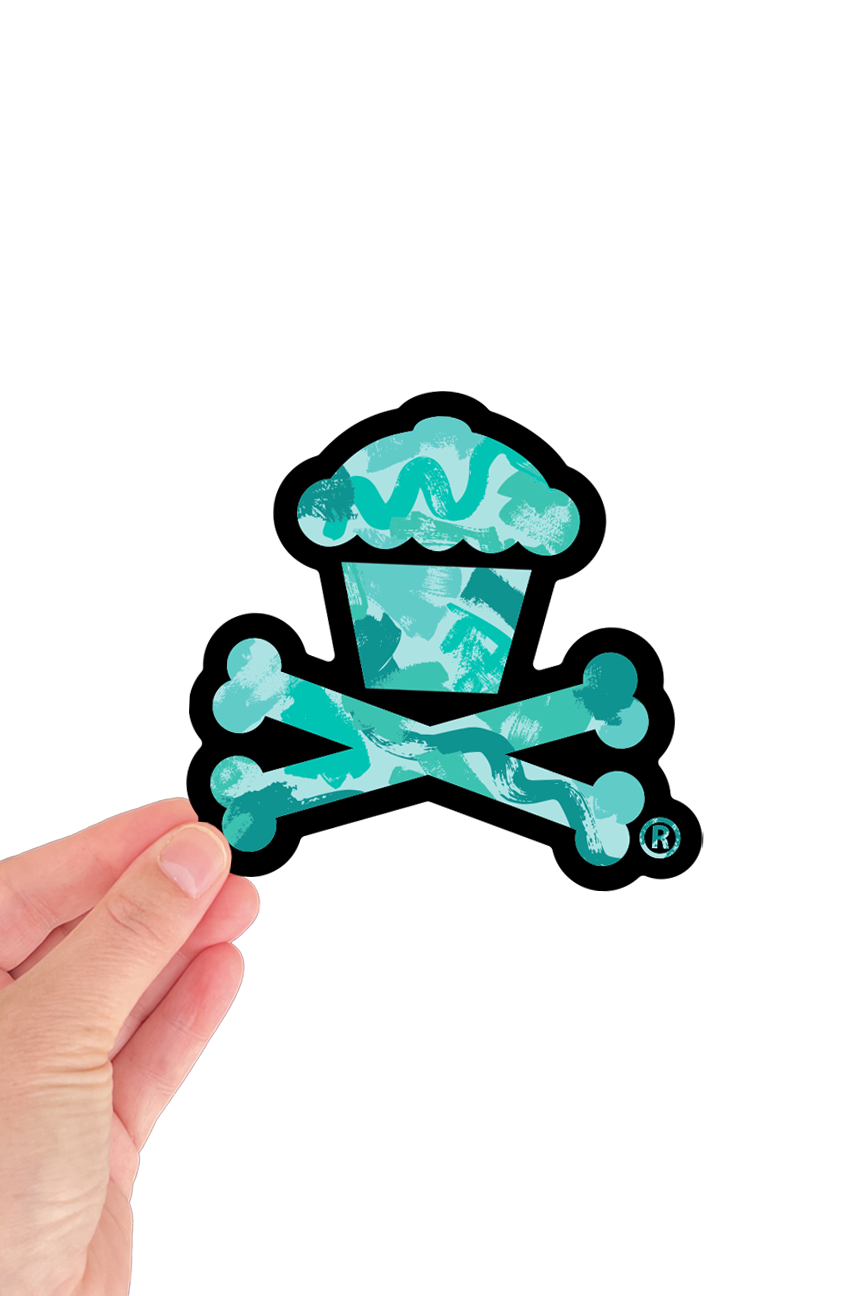 STICKER - Painted Crossbones