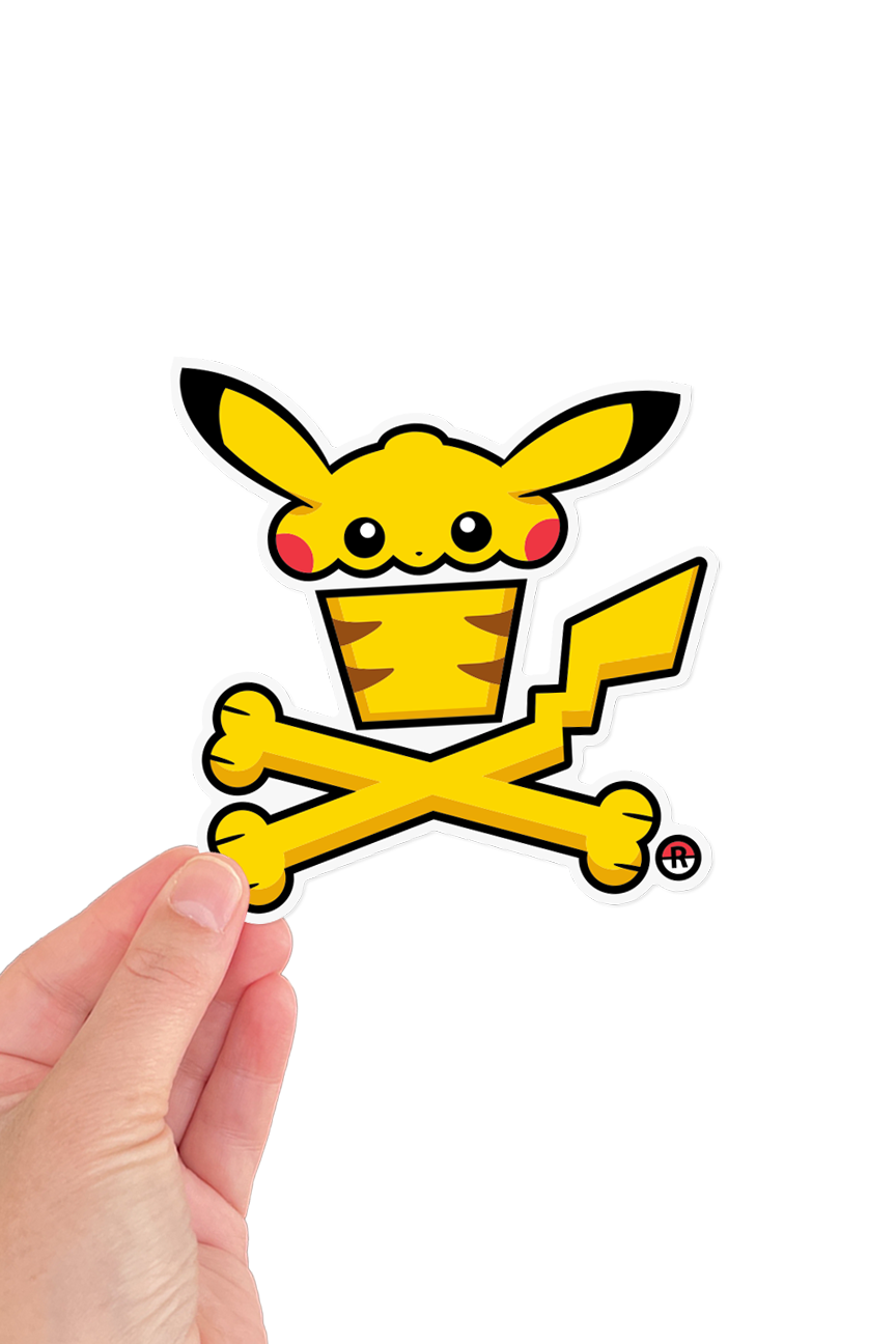 STICKER - Peekaboo Crossbones