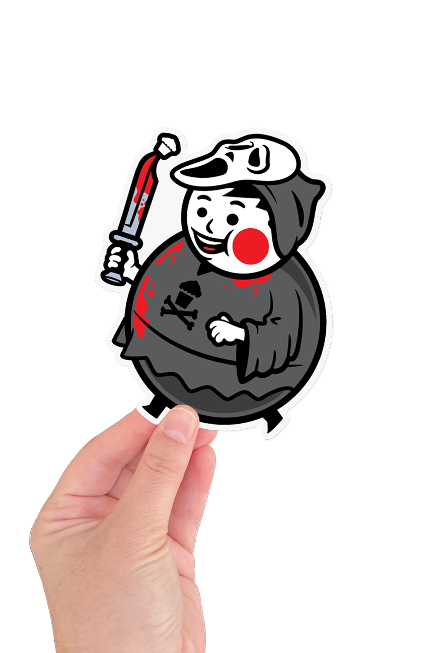 6 STICKER BUNDLE - Horror Big Kids