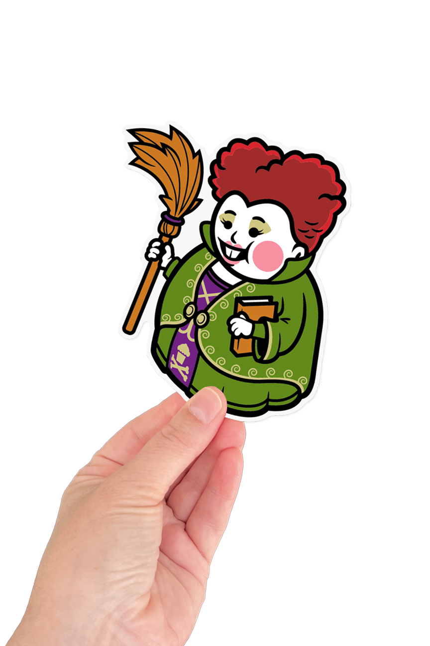 6 STICKER BUNDLE - Family Friendly Frights