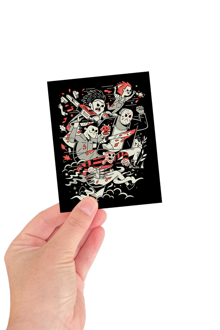 STICKER - Slasher Food Fight