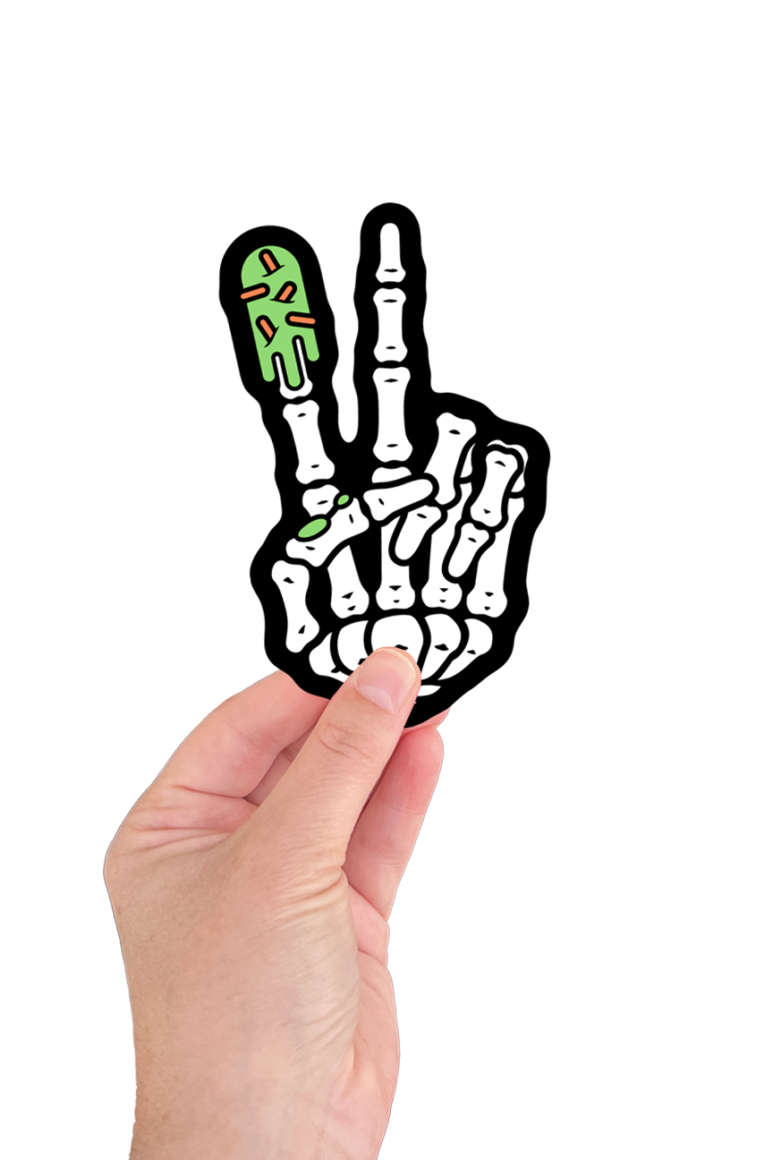 STICKER - Skeleton Hand