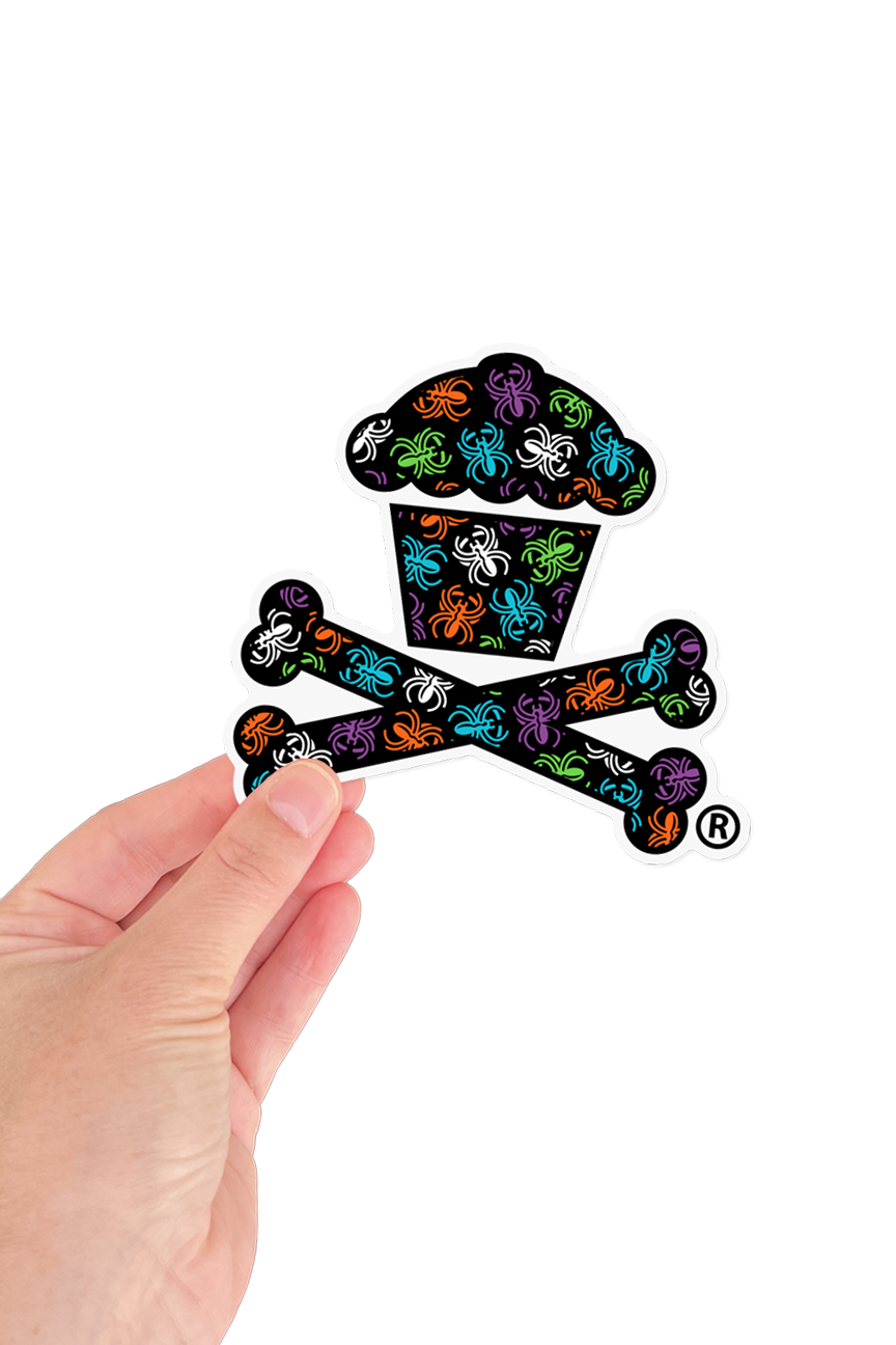 STICKER - Spider Ring Crossbones