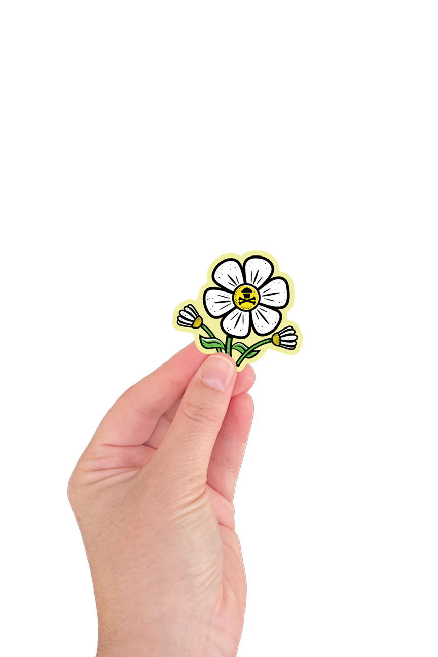 MINI STICKER - Yellow Daisy Desserts