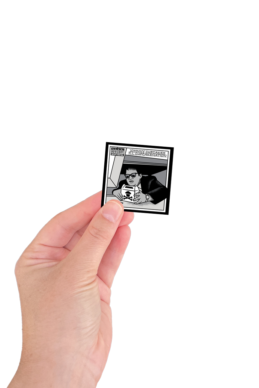 MINI STICKER - Ill Cupcake Nation