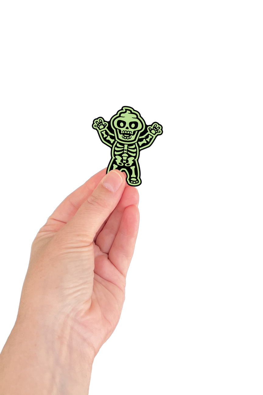 MINI STICKER - Skeleton Man
