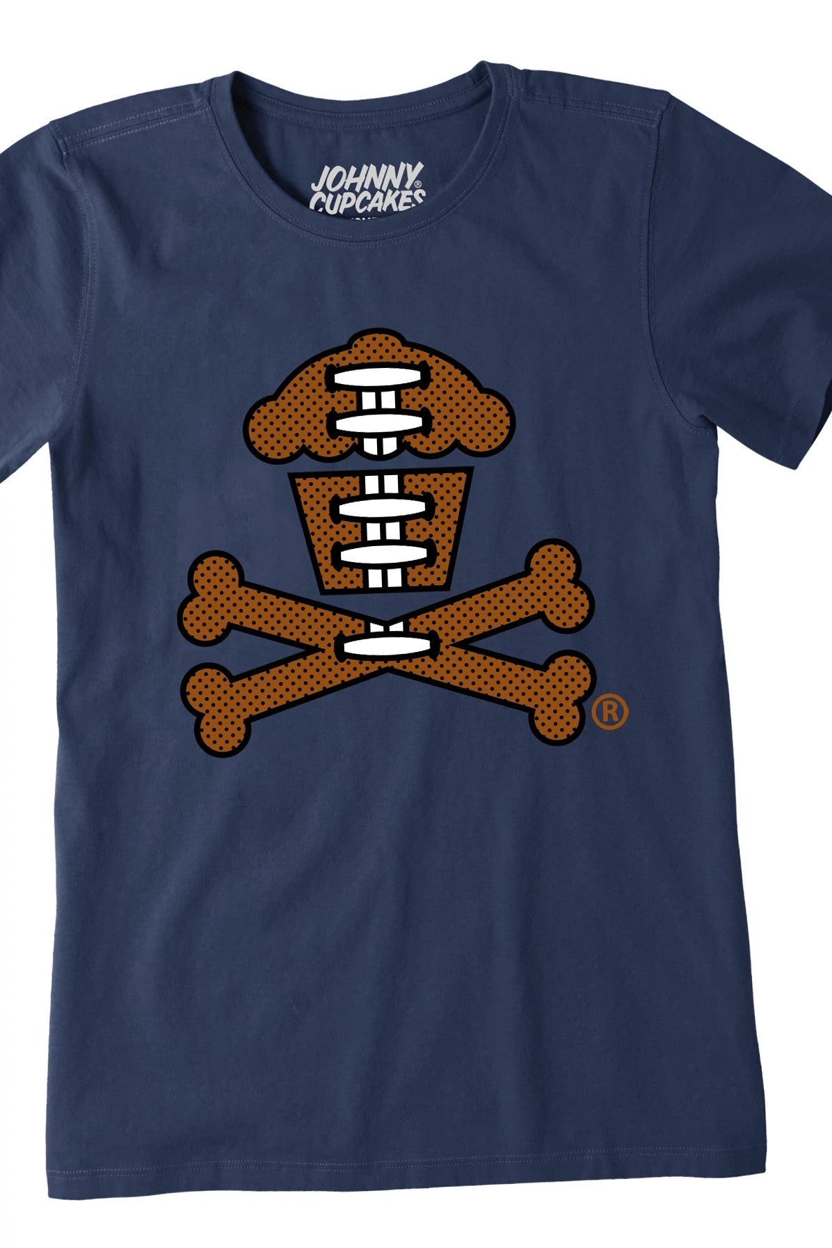 Women's Football Crossbones Short Sleeve Premium Tee