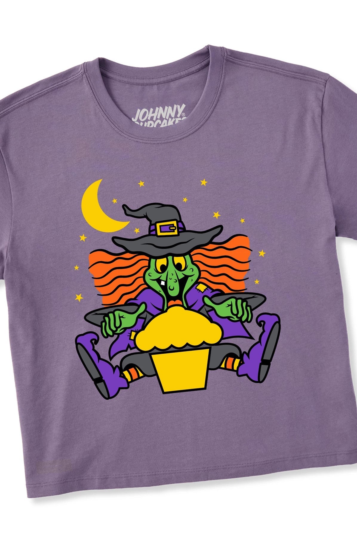 Women's Boxy Cute Witch Short Sleeve Premium Tee