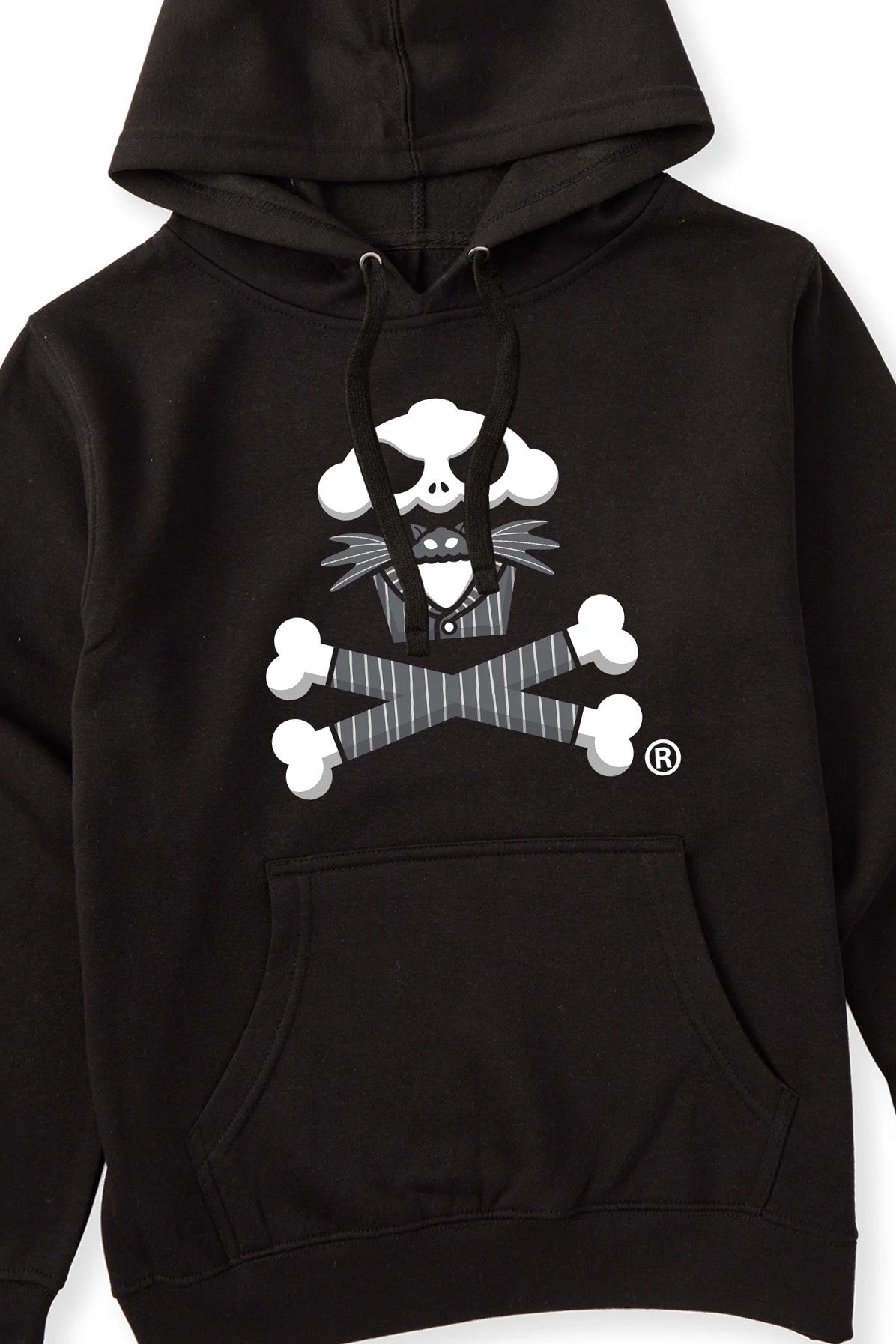 Adult Pullover Sweatshirt - Pumpkin King Crossbones Hoodie