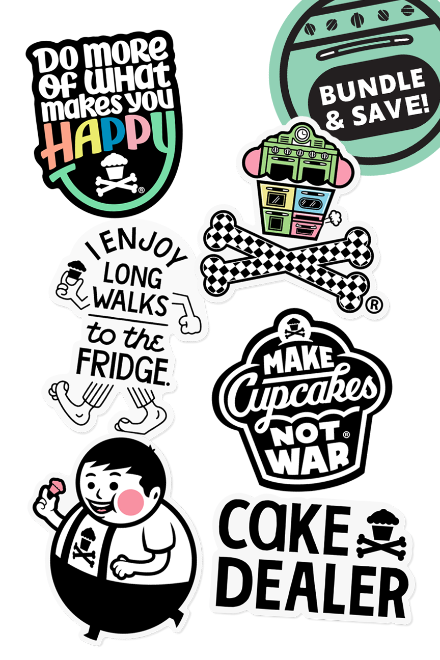 6 STICKER BUNDLE - JC Original Essentials