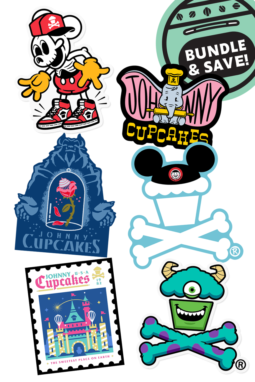 6 STICKER BUNDLE - Cupcakes Land