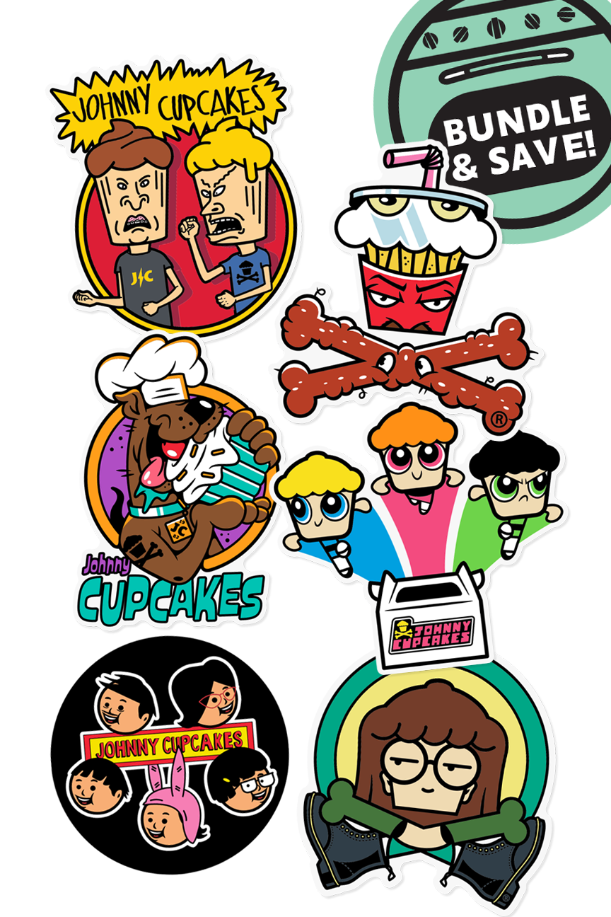 6 STICKER BUNDLE - Nostalgic Toons