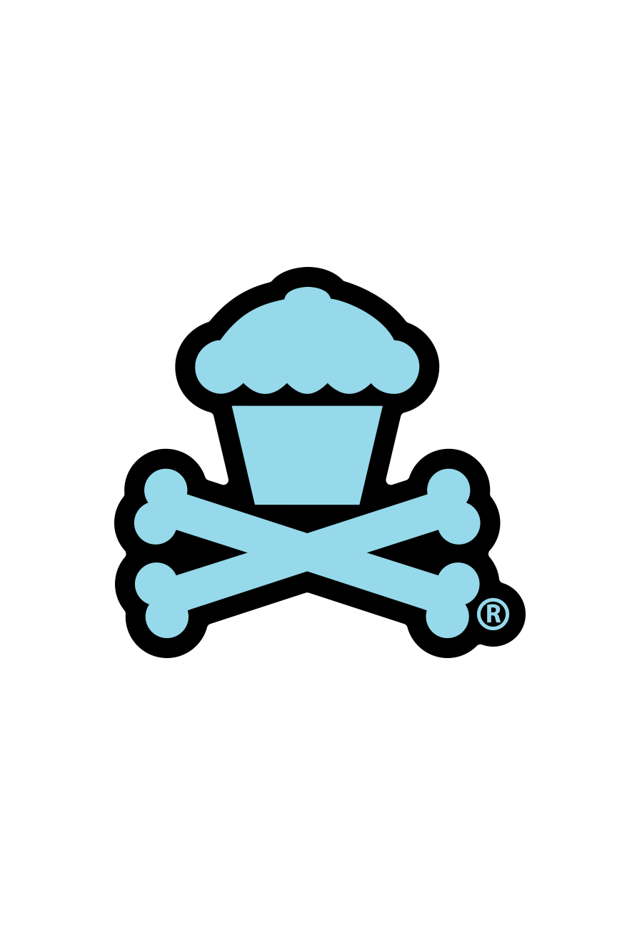 STICKER - Crossbones Colorway (Blue)