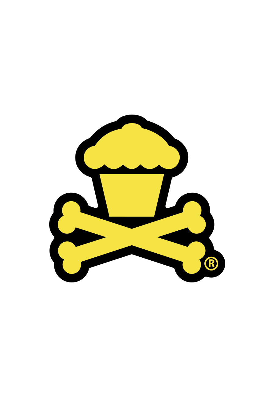 STICKER - Crossbones Colorway (Yellow)