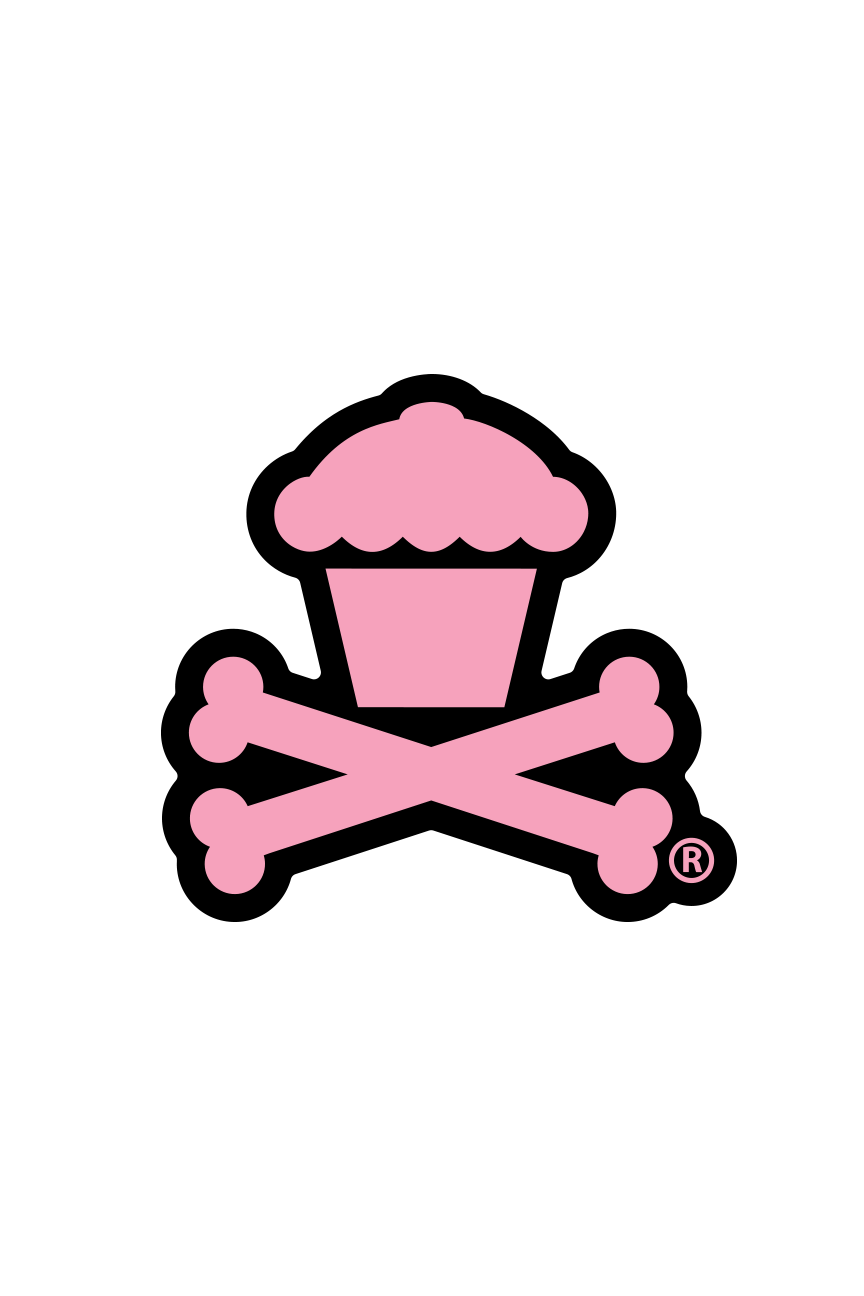 STICKER - Crossbones Colorway (Pink)